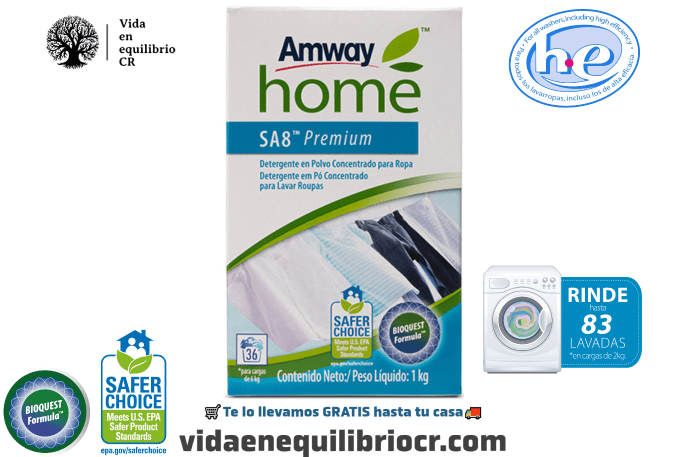 Detergente Biodegradable Detergente en polvo biodegradable, marca amway home